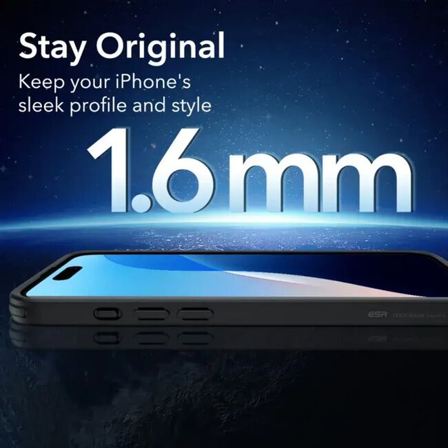 Husa premium pentru  iPhone 16 Pro compatibila MagSafe ESR - Classic Hybrid HaloLock - Clear