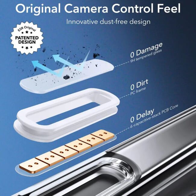 Husa premium pentru  iPhone 16 Pro compatibila MagSafe ESR - Classic Hybrid HaloLock - Negru mat
