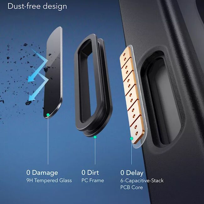 Husa premium pentru  iPhone 16 compatibila MagSafe ESR - Classic Hybrid HaloLock - Clear