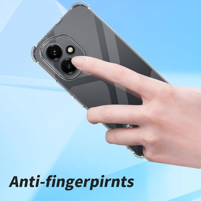 Husa pentru Honor 400 Slim Anti-Shock 1.5mm reinforced 4 corners, Transparent