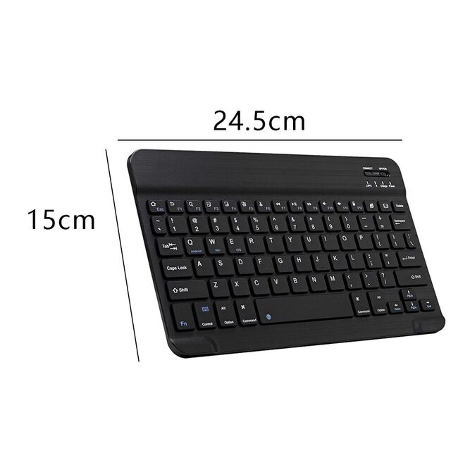Tastatura Wireless Bluetooth pentru tablete, telefoane, PC, MAC, Android, Windows, iOS/MAC, negru