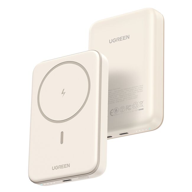 Baterie Externa fara Fir, Type-C, 10000mAh, 20W, 5V/3A - Ugreen PB561 (25208) - Beige