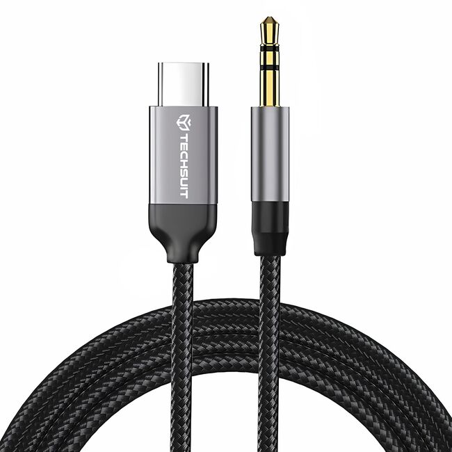 Adaptor tip C, Jack, DAC, 1.5m - Techsuit SoundShell (AC9) - Gri