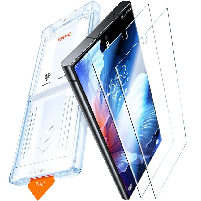 Folie pentru Google Pixel 9a (set 2) - Torras GlassGo Install Master - Clear