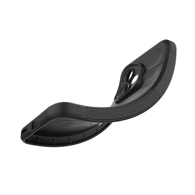 Husa pentru  Honor 400 Liquid Silicone, Microfibre Lining, Non-Slip Airbag Design, Negru