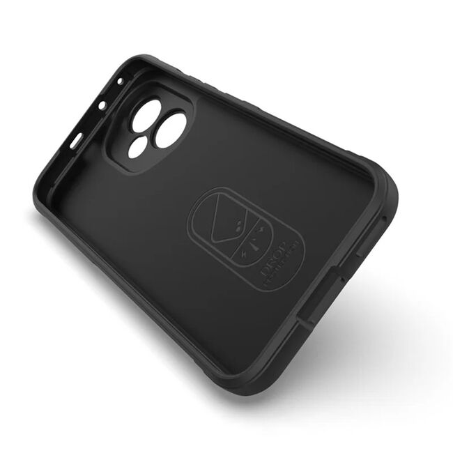 Husa pentru  Honor 400 Liquid Silicone, Microfibre Lining, Non-Slip Airbag Design, Negru