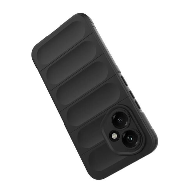 Husa pentru  Honor 400 Liquid Silicone, Microfibre Lining, Non-Slip Airbag Design, Negru