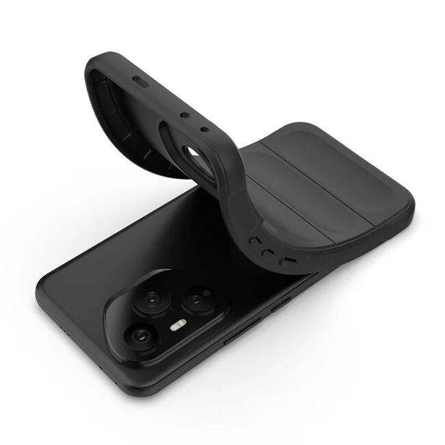 Husa pentru  Honor 400 Pro Liquid Silicone, Microfibre Lining, Non-Slip Airbag Design, Negru