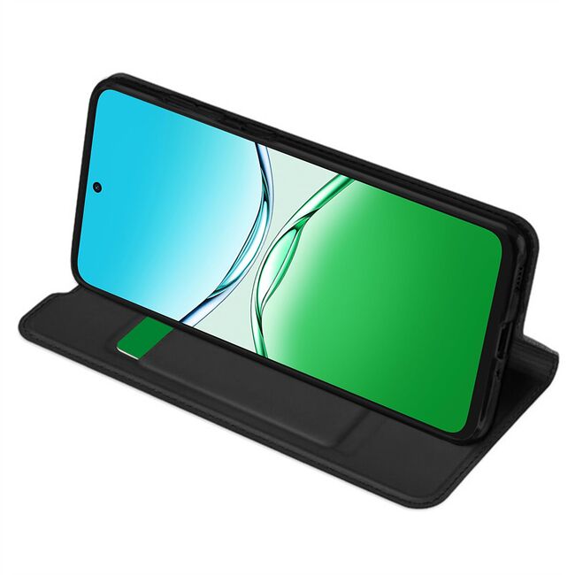 Husa pentru  Oppo A5 Pro 5G tip carte BookFlip, inchidere magnetica, Negru