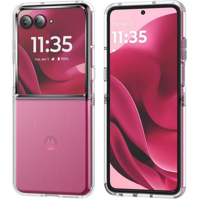 Husa pentru  Motorola Razr 60 Ultra, Anti-Shock 1.5mm, cu protectie lentile, Transparent