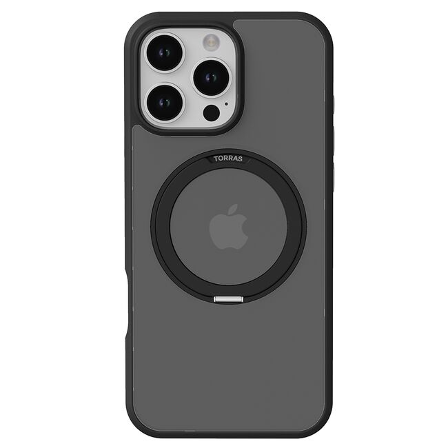 Husa pentru iPhone 16 Pro Max - Torras Ostand Pro MagSafe Series - Negru