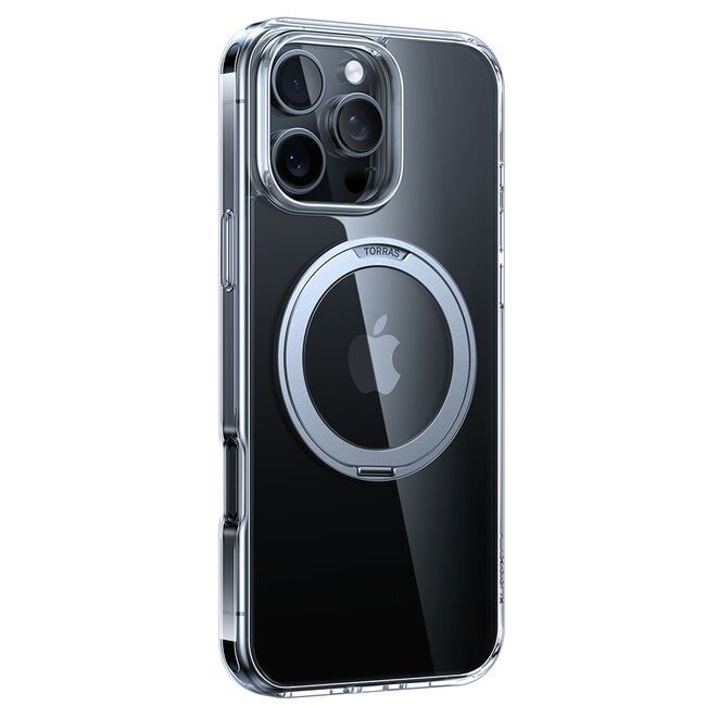 Husa pentru iPhone 16 Pro Max - Torras Ostand Pro MagSafe Series - Clear
