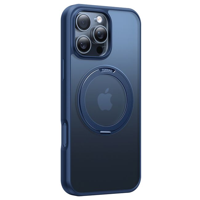 Husa pentru iPhone 16 Pro Max - Torras Ostand Pro MagSafe Series - Navy Blue
