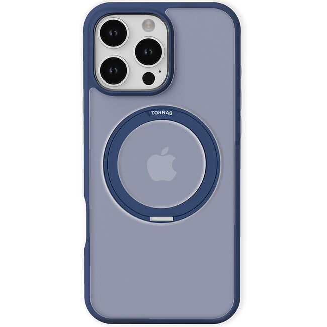 Husa pentru iPhone 16 Pro Max - Torras Ostand Pro MagSafe Series - Navy Blue