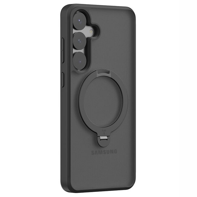 Husa pentru Samsung Galaxy S25 Plus - Torras Ostand Spin MagSafe Series - Negru