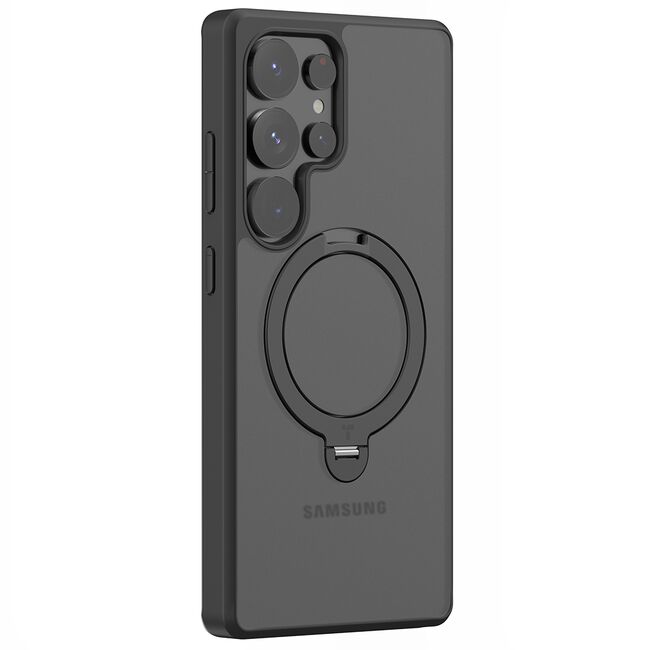 Husa pentru Samsung Galaxy S25 Ultra - Torras Ostand Spin MagSafe Series - Black