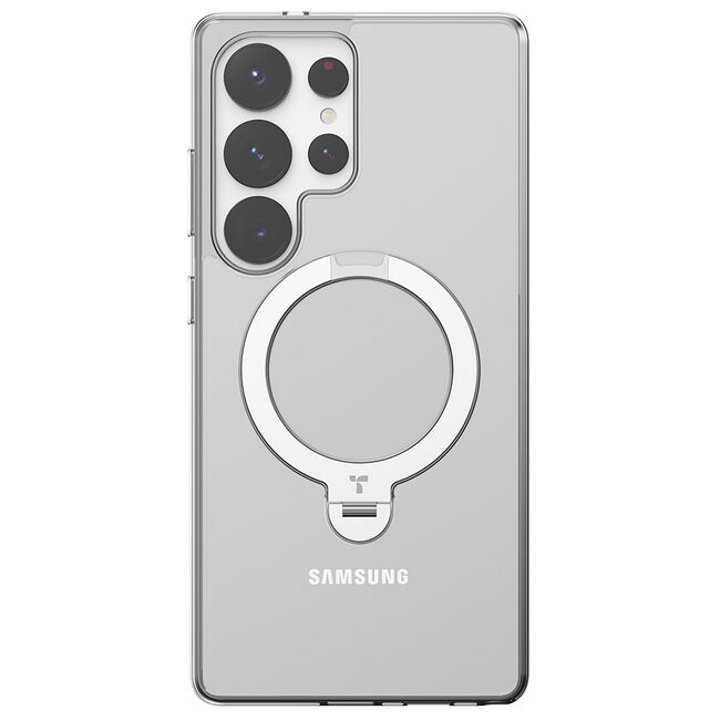 Husa pentru Samsung Galaxy S25 Ultra - Torras Ostand Spin MagSafe Series - Clear