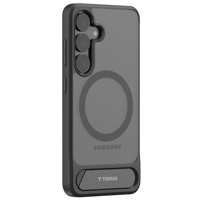Husa pentru Samsung Galaxy S25 - Torras Pstand MagSafe - Black