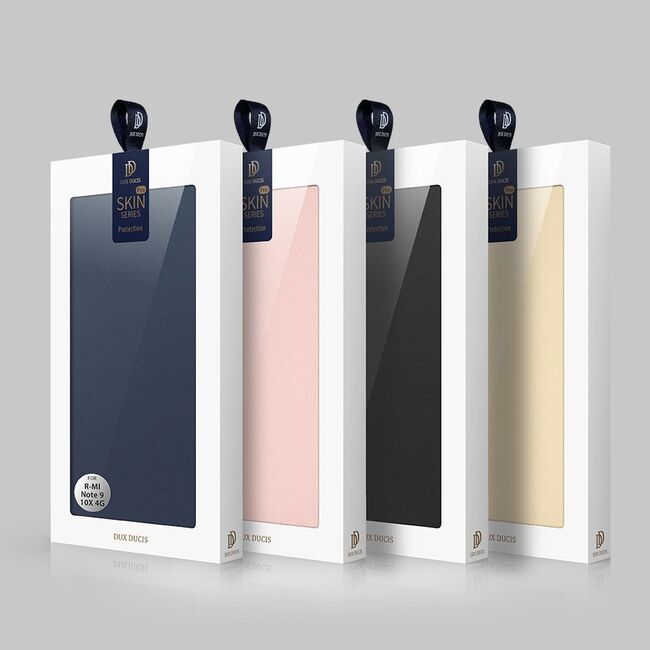 Husa DUX DUCIS Skin Pro Bookcase pentru Xiaomi Redmi Note 9 (albastru)