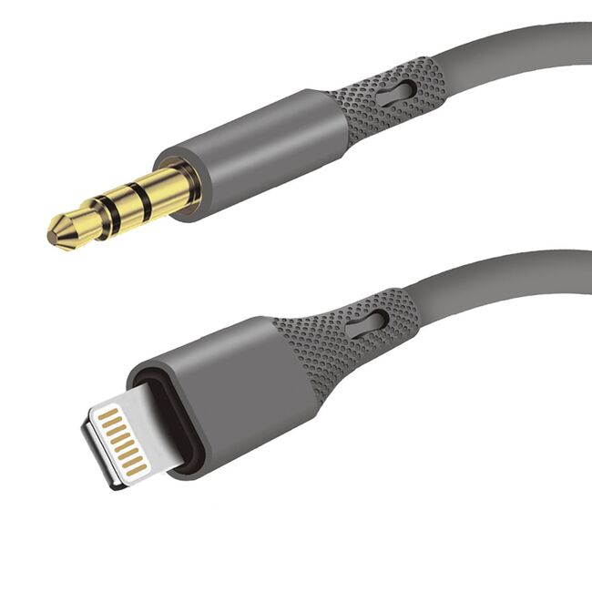 Adaptor Jack, iPhone, Hi-Fi - Techsuit SoundFleX (AC5) - Gray