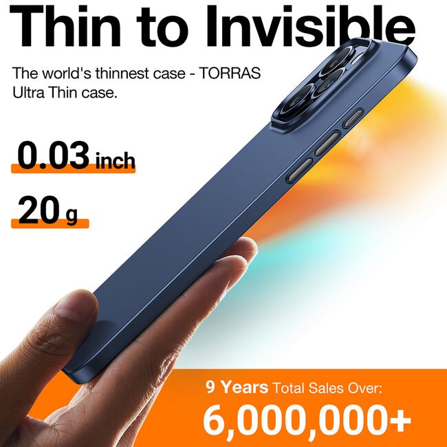 Husa pentru iPhone 15 Pro Max - Torras OriginFit-Mag Series - Navy Blue