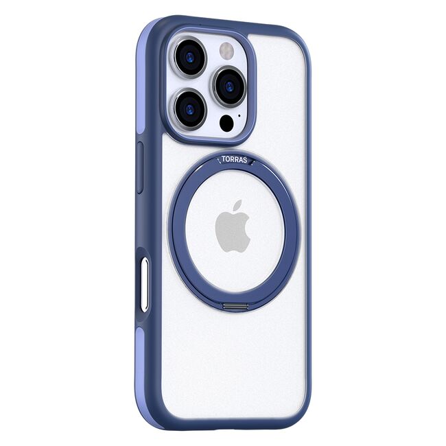Husa pentru iPhone 16 Pro - Torras Ostand R Fusion MagSafe Series - Navy Blue