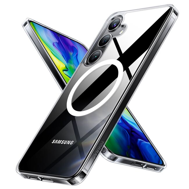Husa pentru Samsung Galaxy S24 - Torras Diamond MagSafe Series - Clear