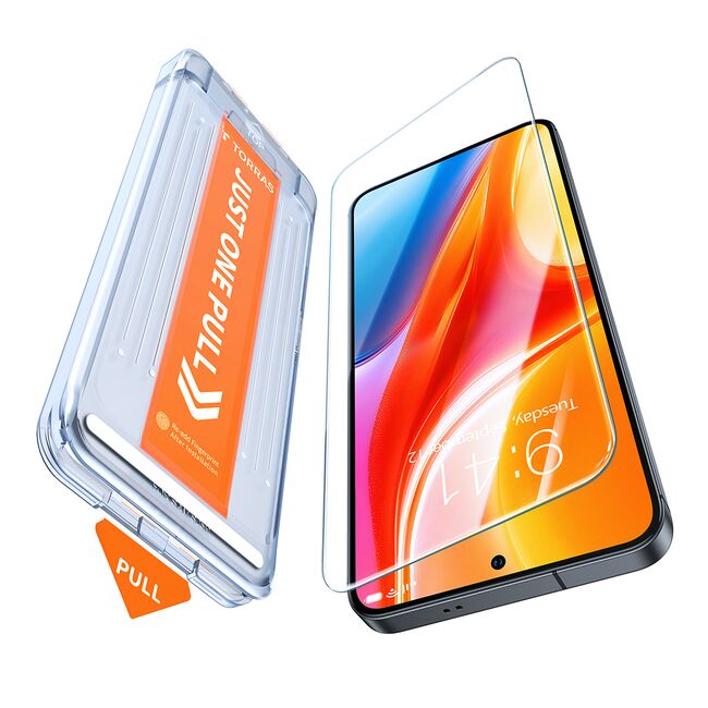 Folie pentru Samsung Galaxy S24 Ultra - Torras GlassGo Install Master - Clear