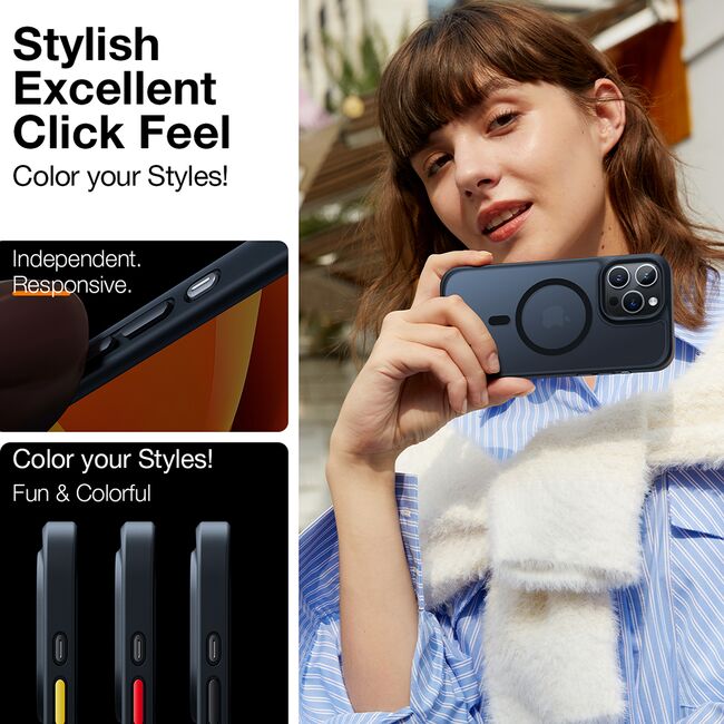Husa pentru Google Pixel 9a - Torras Guardian Magnetic Series - Negru