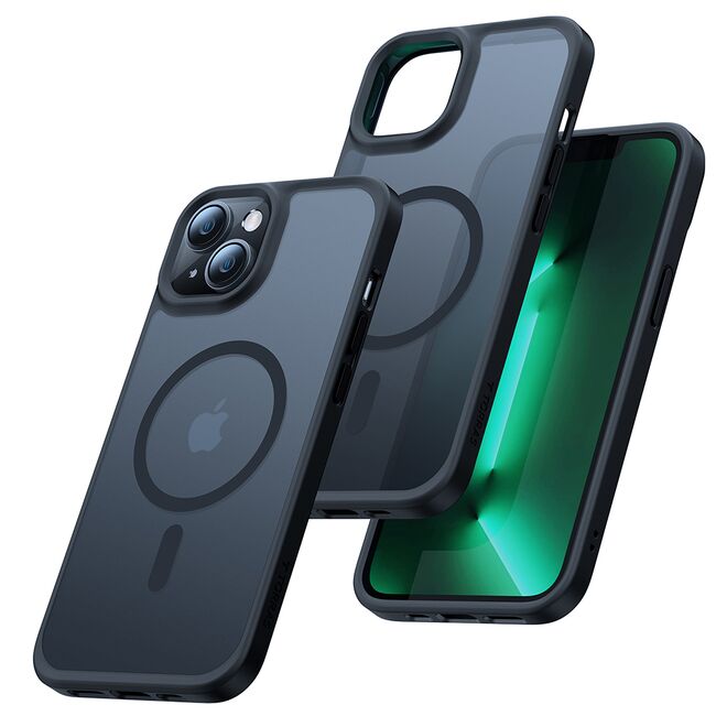 Husa pentru iPhone 15 - Torras Guardian Magnetic Series - Negru