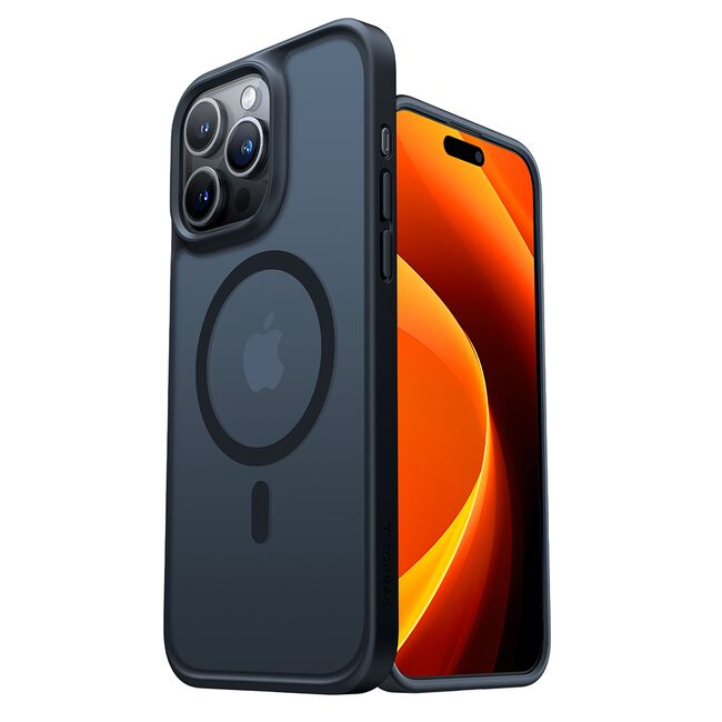 Husa pentru iPhone 15 Pro Max - Torras Guardian Magnetic Series - Negru
