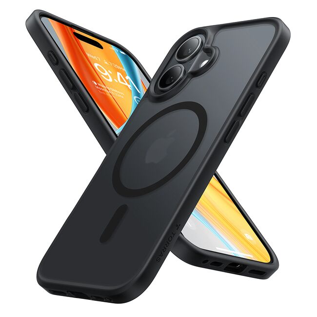 Husa pentru iPhone 16 - Torras Guardian Magnetic Series - Negru