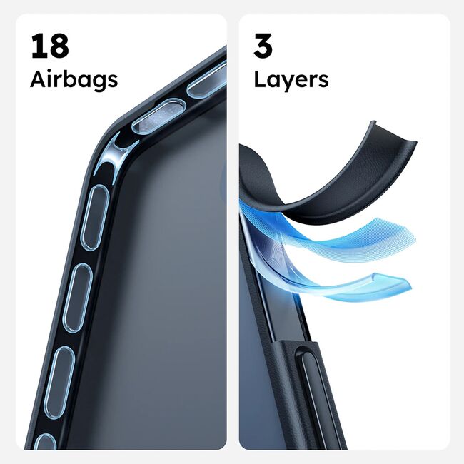 Husa pentru iPhone 16 Pro Max - Torras Guardian Magnetic Series - Negru