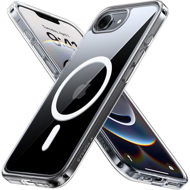 Husa pentru iPhone 16e - Torras Guardian Magnetic Series - Clear
