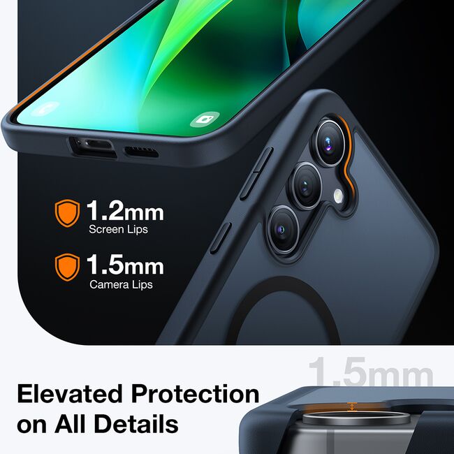 Husa pentru Samsung Galaxy S24 Plus - Torras Guardian Magnetic Series - Negru