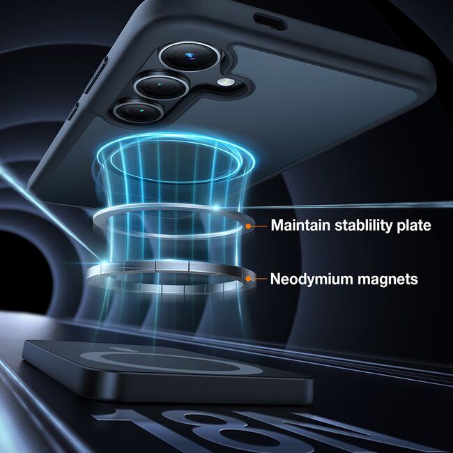 Husa pentru Samsung Galaxy S24 Plus - Torras Guardian Magnetic Series - Negru