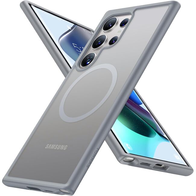 Husa pentru Samsung Galaxy S24 Ultra - Torras Guardian Magnetic Series - Gri