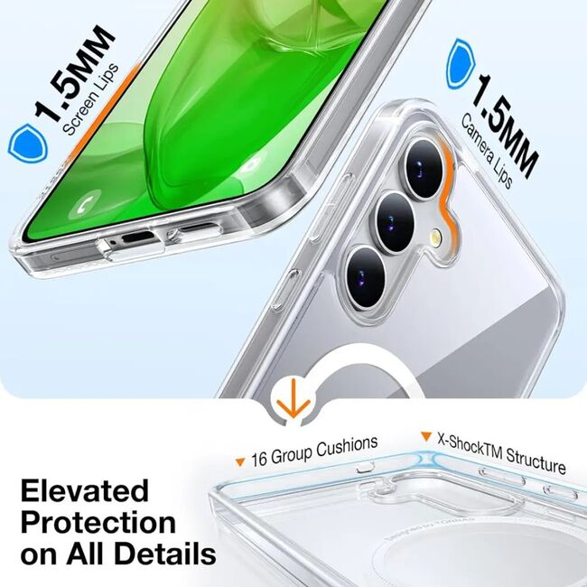 Husa pentru Samsung Galaxy S25 - Torras Guardian Magnetic Series - Negru