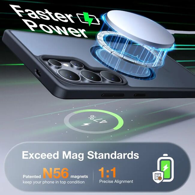 Husa pentru Samsung Galaxy S25 Ultra - Torras Guardian Magnetic Series - Clear