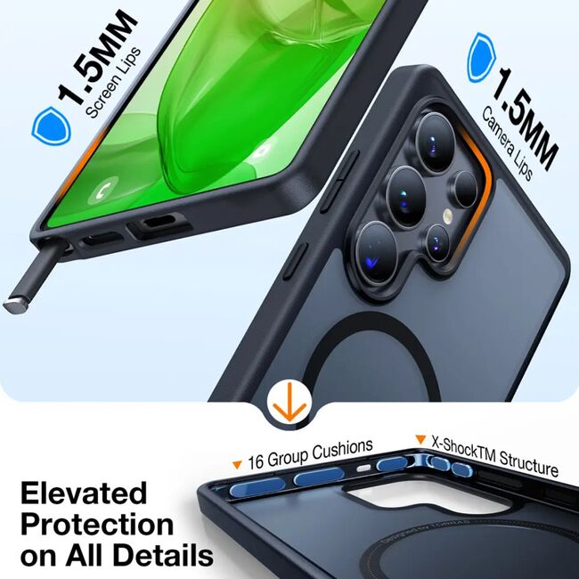 Husa pentru Samsung Galaxy S25 Ultra - Torras Guardian Magnetic Series - Clear