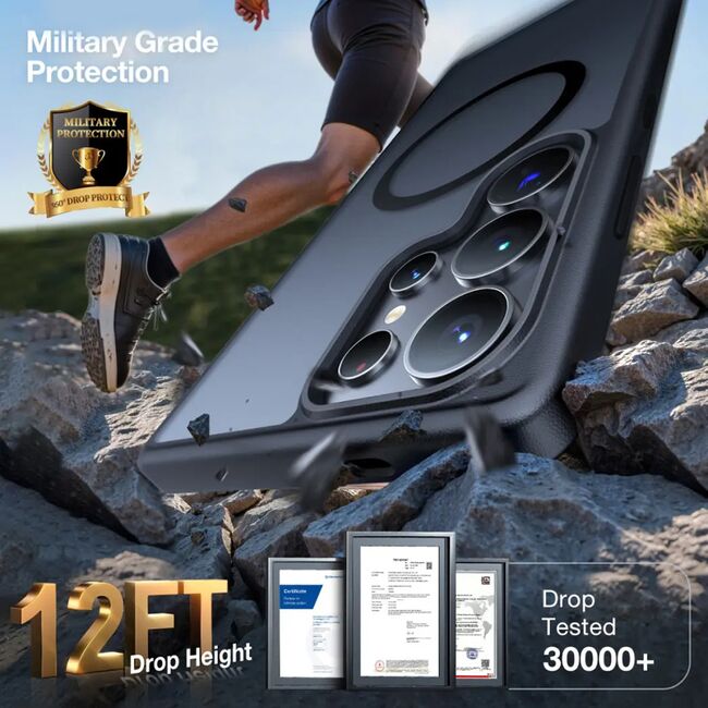 Husa pentru Samsung Galaxy S25 Ultra - Torras Guardian Magnetic Series - Clear