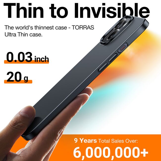 Husa pentru iPhone 15 - Torras OriginFit-Mag Series - Negru