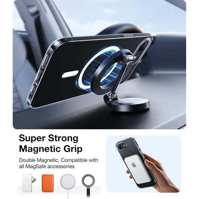 Husa pentru iPhone 16e - Torras OriginFit-Mag Series - Clear
