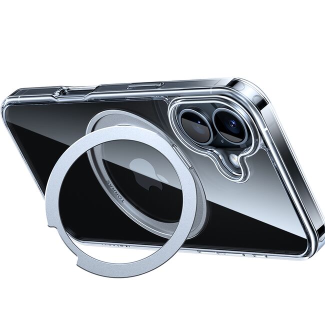 Husa pentru iPhone 16 - Torras Ostand Pro MagSafe Series - Clear