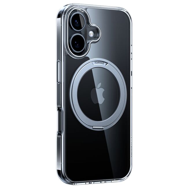 Husa pentru iPhone 16 - Torras Ostand Pro MagSafe Series - Clear
