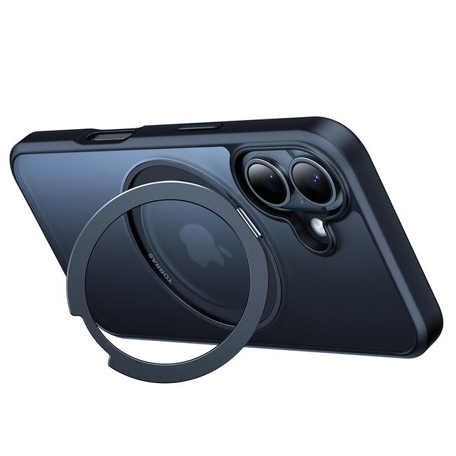Husa pentru iPhone 16 Plus - Torras Ostand Pro MagSafe Series - Negru
