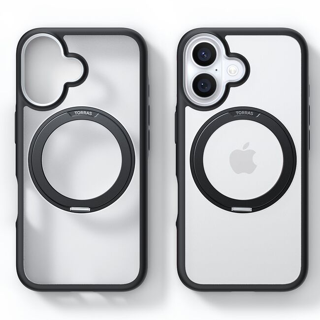 Husa pentru iPhone 16 Plus - Torras Ostand R Fusion MagSafe Series - Negru