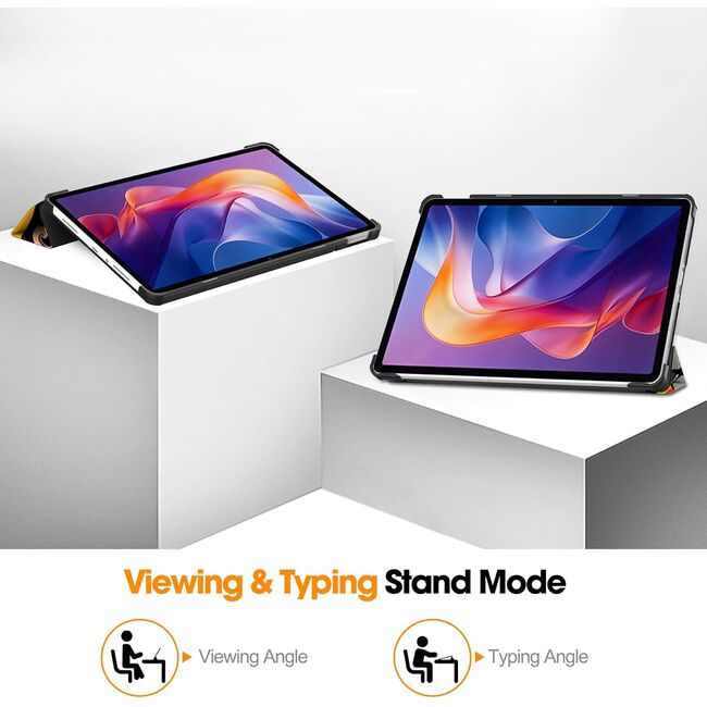 Husa pentru  Xiaomi Redmi Pad 2 tip stand functie sleep/wake-up, protectie 360 - Graffiti