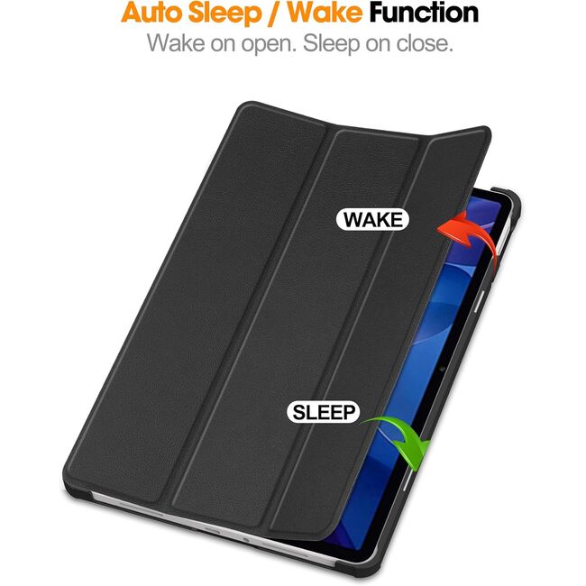Husa pentru  Xiaomi Redmi Pad 2 tip stand functie sleep/wake-up, protectie 360 - Bordeaux