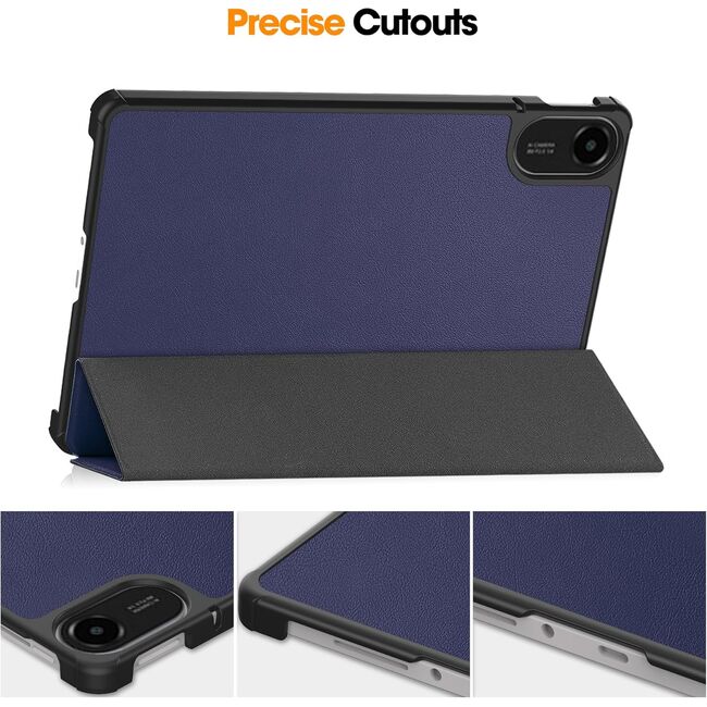Husa pentru  Xiaomi Redmi Pad 2 tip stand functie sleep/wake-up, protectie 360 - Albastru